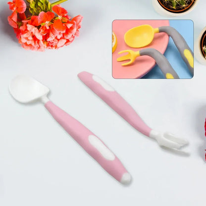 Bendable toddler spoon & fork - home kitchen