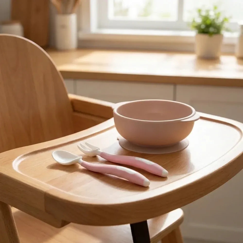 Bendable toddler spoon & fork - home kitchen