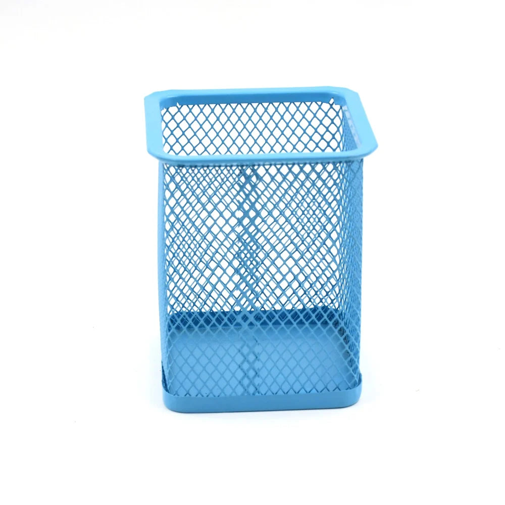 Metal mesh pen holder