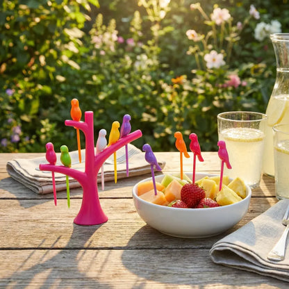 Bird shape fruit forks - home & kitchen