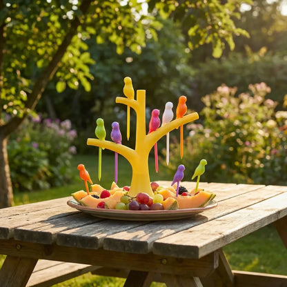 Bird shape fruit forks - home & kitchen
