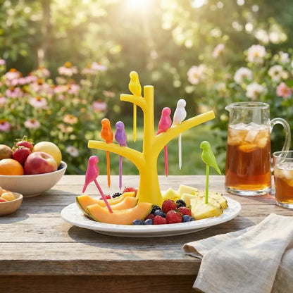 Bird shape fruit forks - home & kitchen