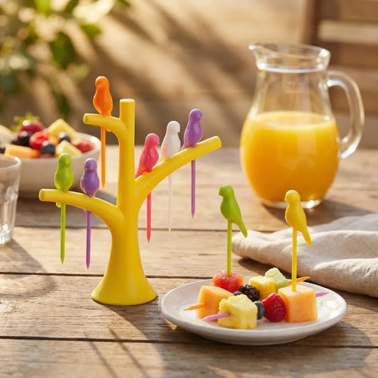 Bird shape fruit forks - home & kitchen