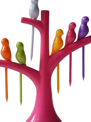 Bird Shape Fruit Forks