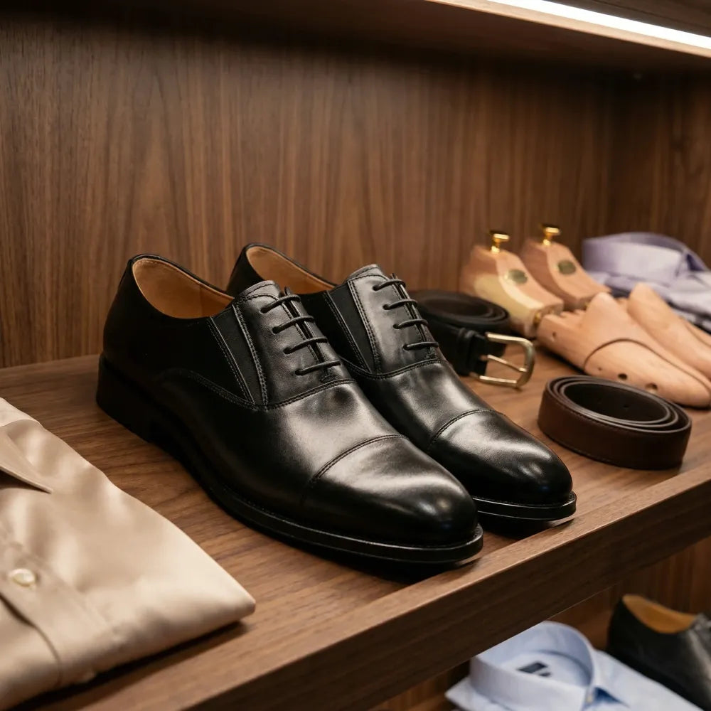 Black formal shoes - footwear