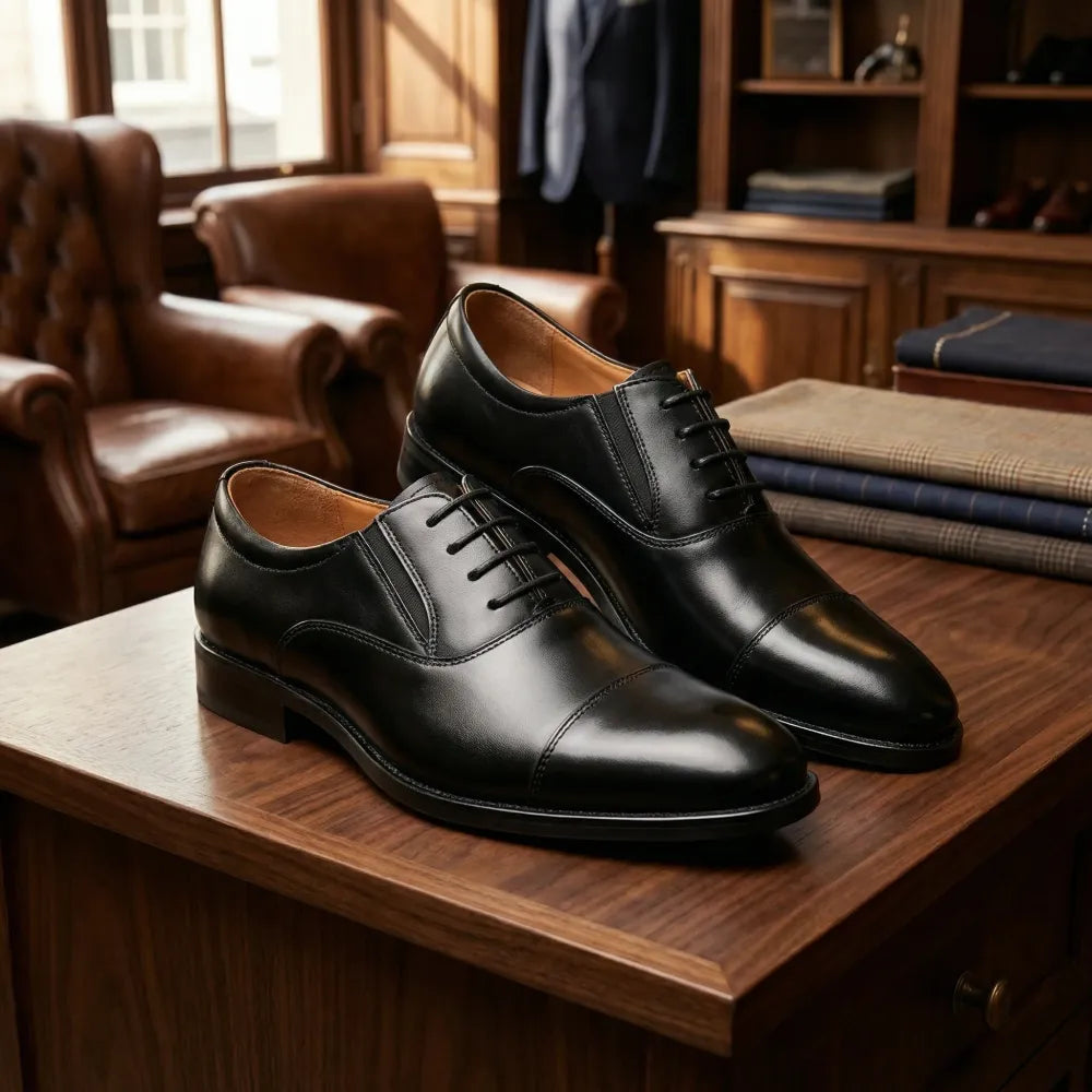 Black formal shoes - footwear