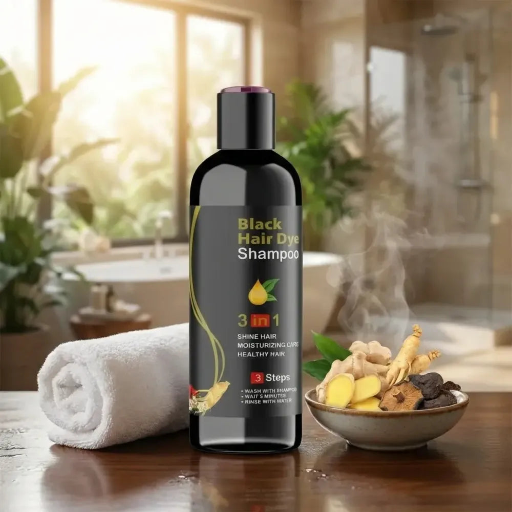 Black hair 3 in 1 shampoo – 100ml (pack of 2)