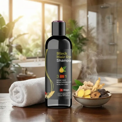 Black hair 3 in 1 shampoo – 100ml (pack of 2)