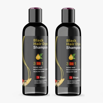 Black hair 3 in 1 shampoo – 100ml (pack of 2)