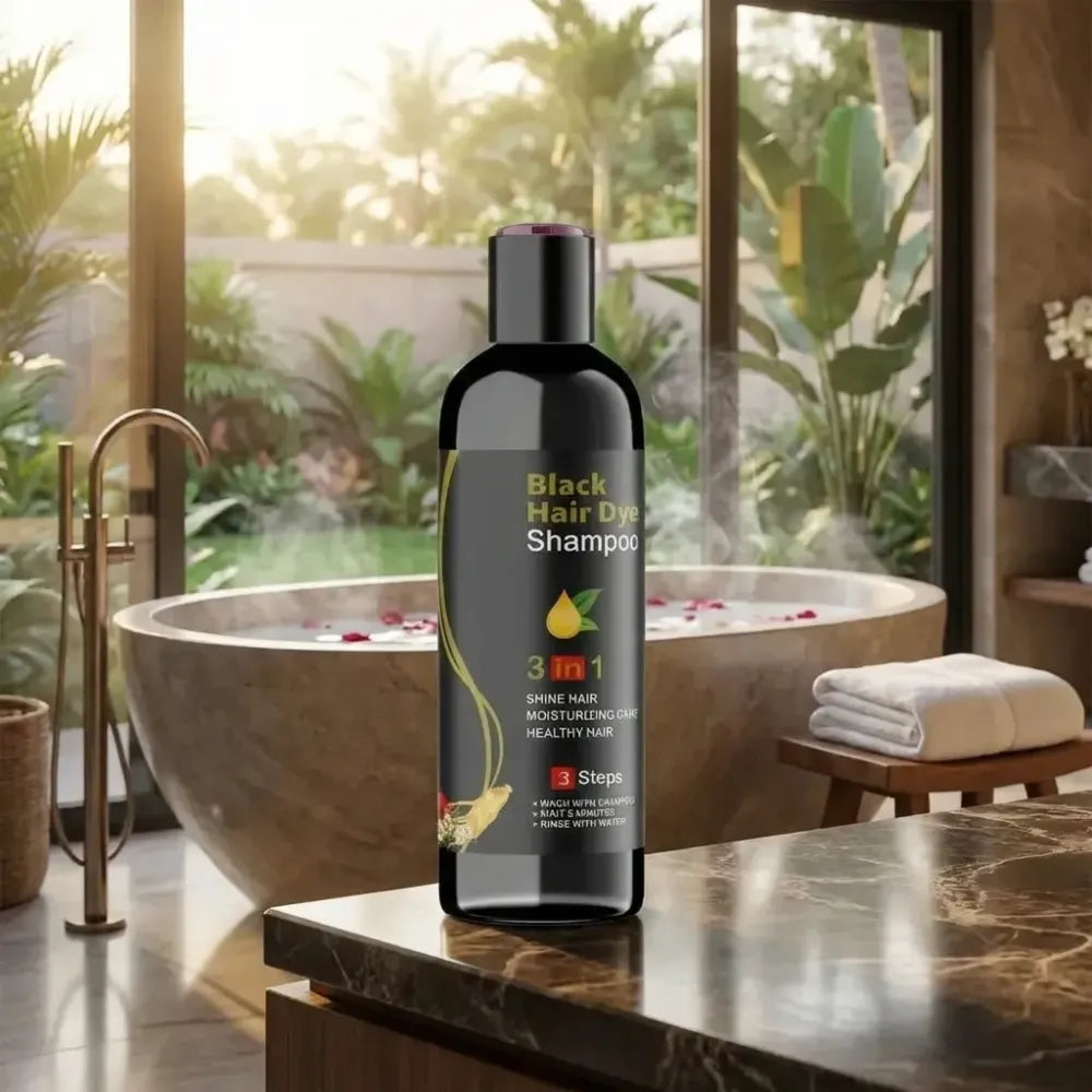 Black hair 3 in 1 shampoo – 100ml (pack of 2)