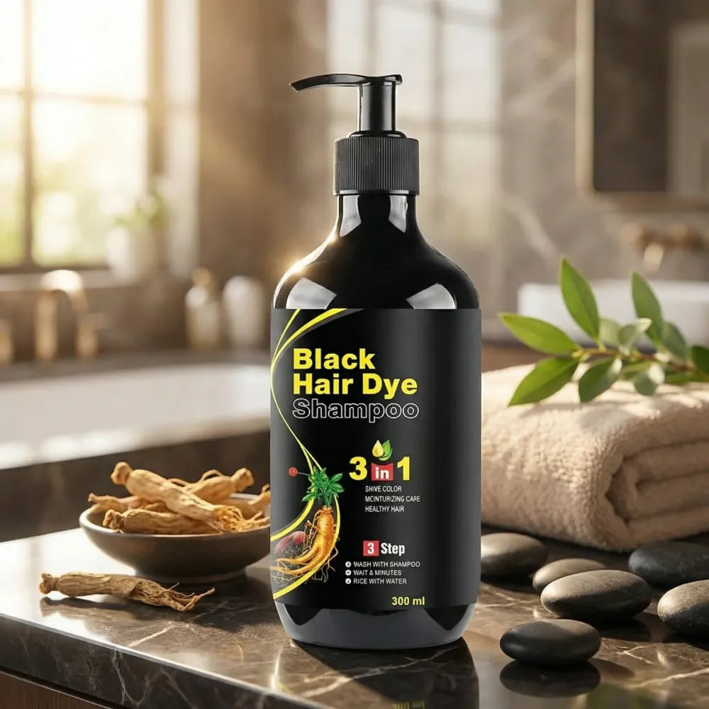 Blosdream 3 in 1 black hair shampoo