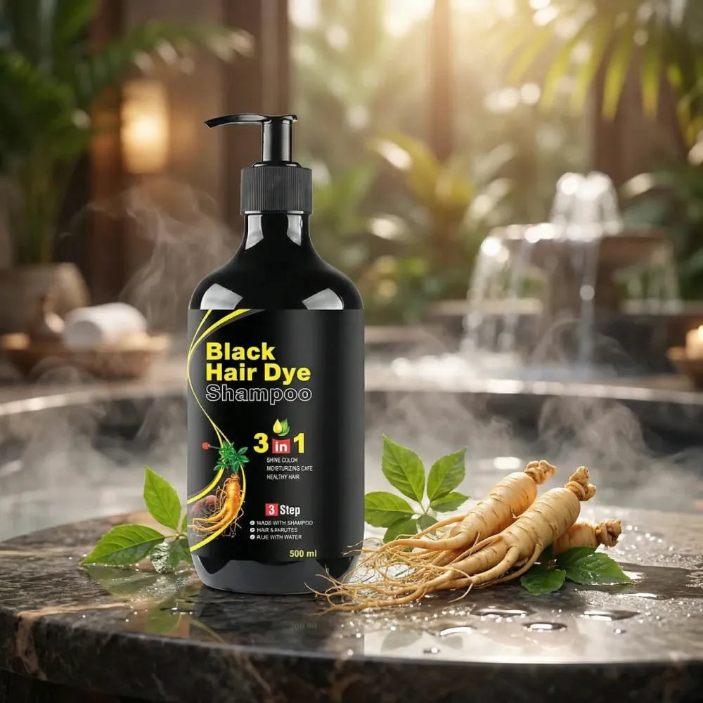 Blosdream 3 in 1 black hair shampoo