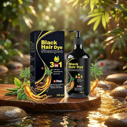 Blosdream 3 in 1 black hair shampoo