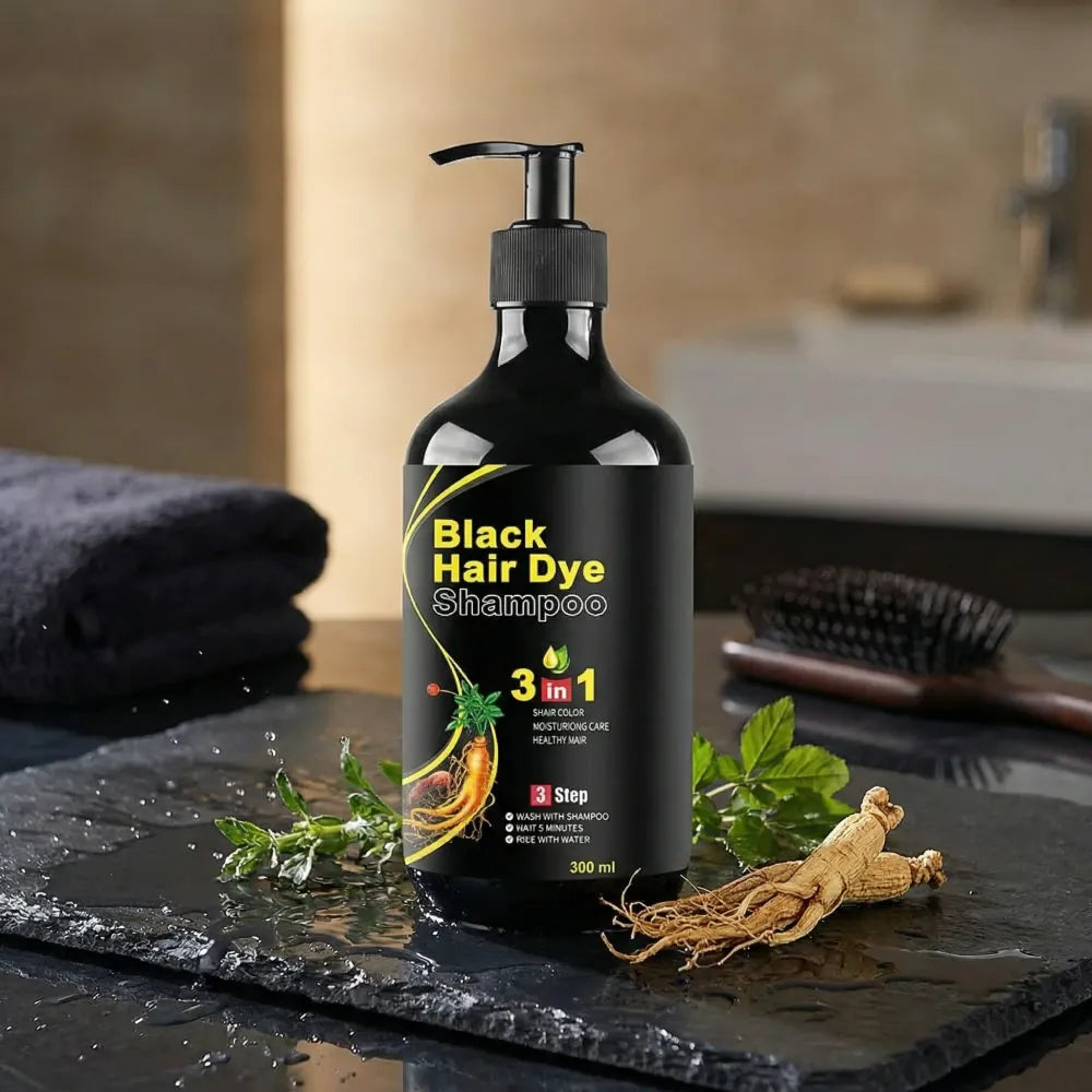 Blosdream 3 in 1 black hair shampoo