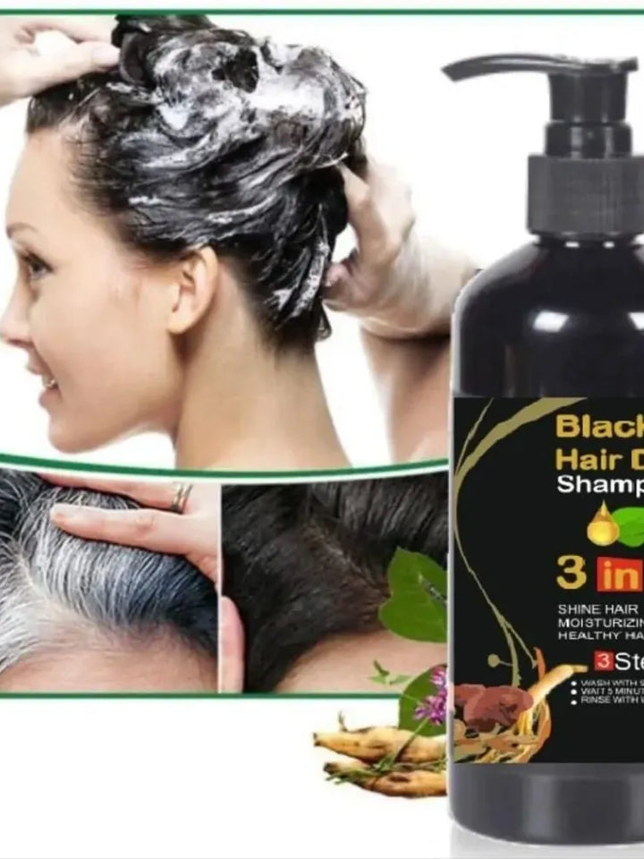 BLOSDREAM 3 in 1 Black Hair Shampoo