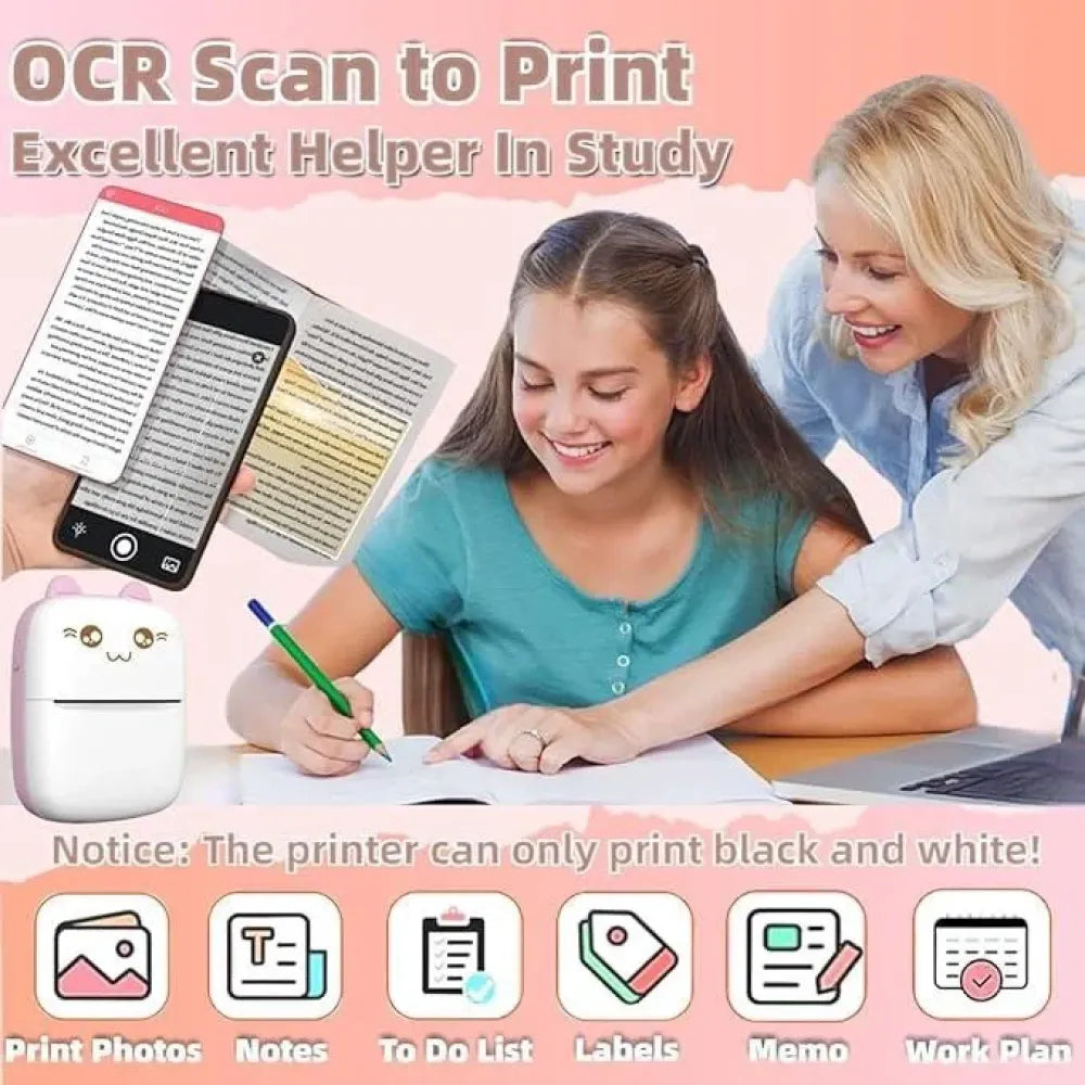 Bluetooth pocket printer – inkless