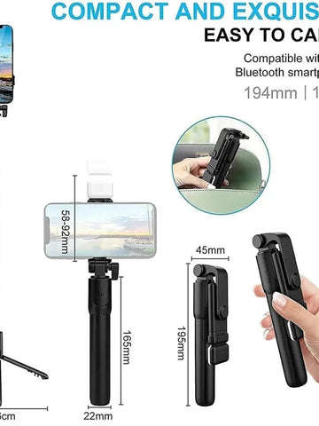 Bluetooth Selfie Stick Tripod