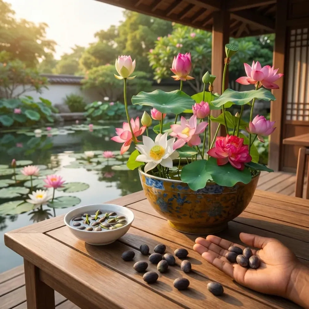 Bonsai lotus flower seeds