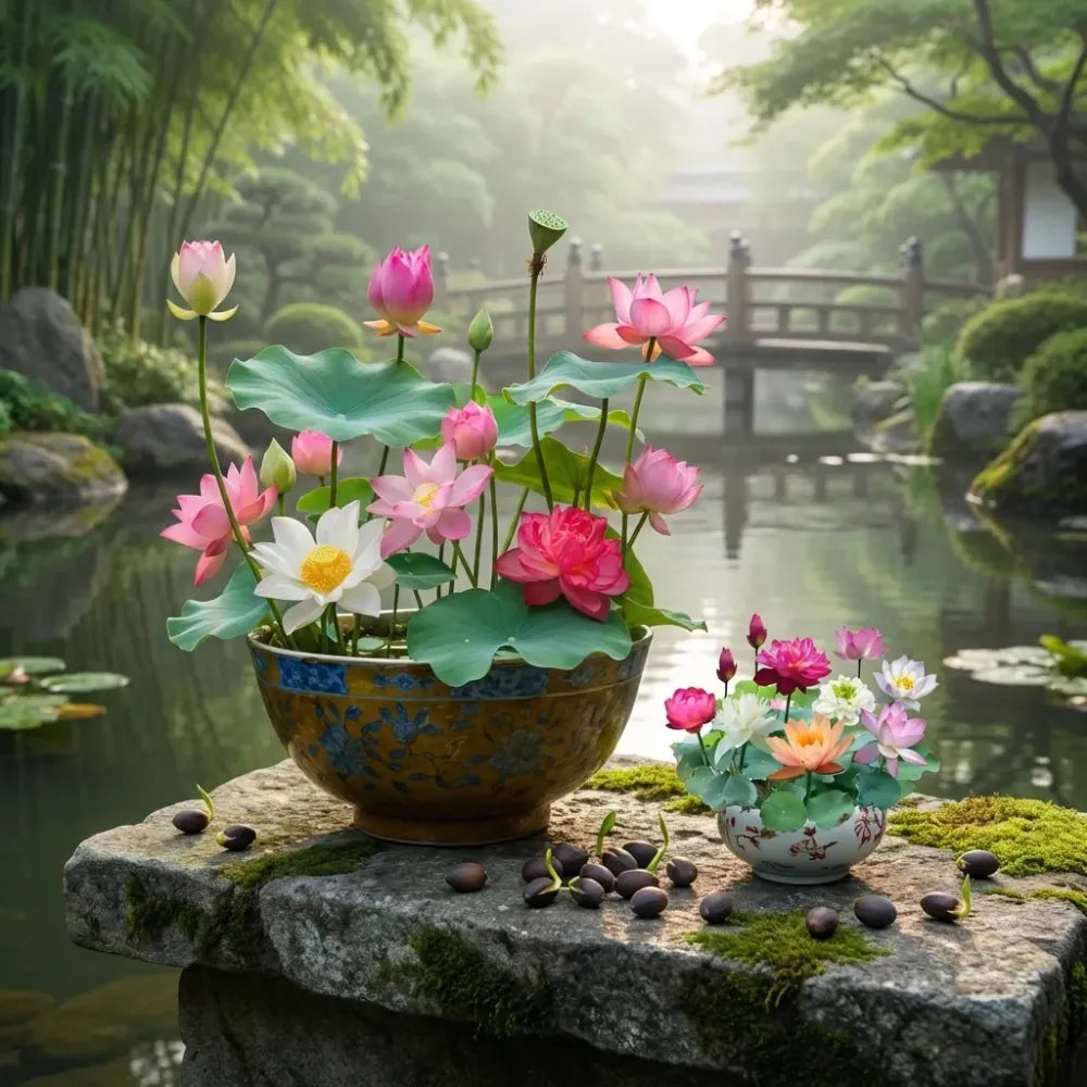 Bonsai lotus flower seeds