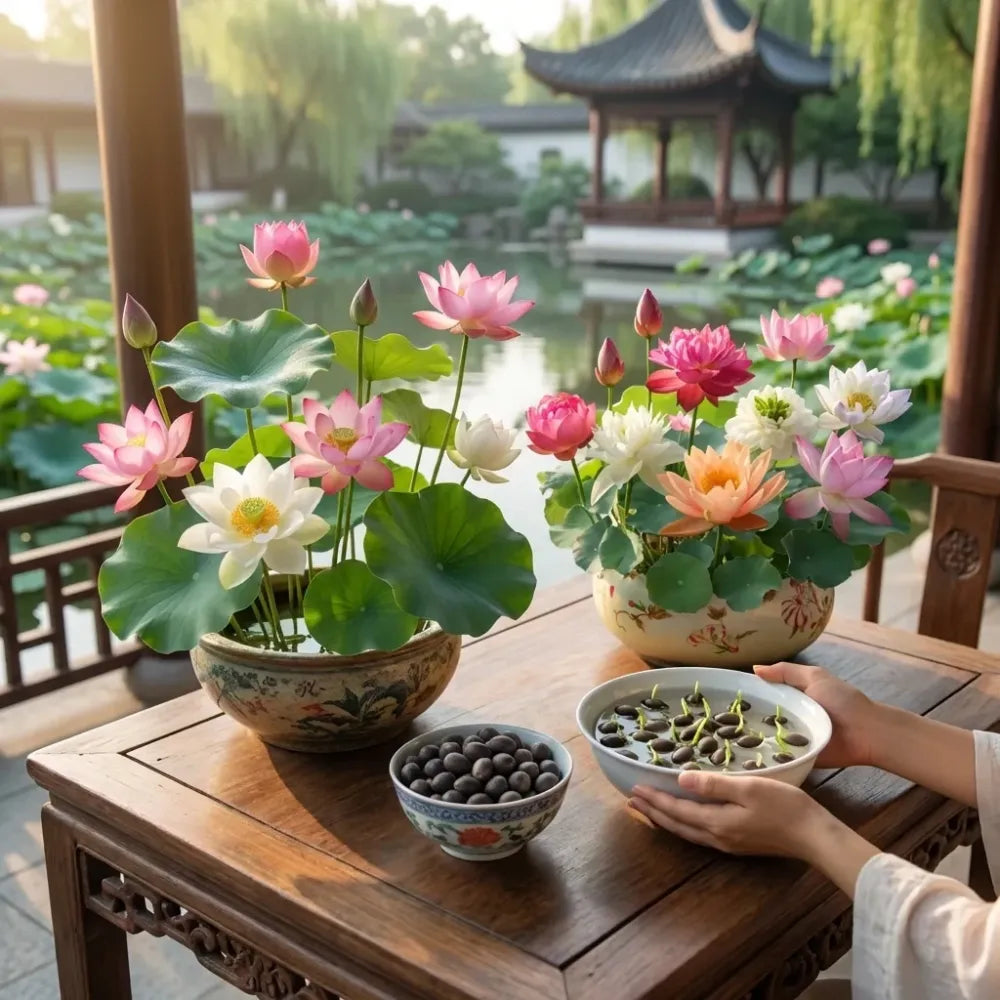 Bonsai lotus flower seeds