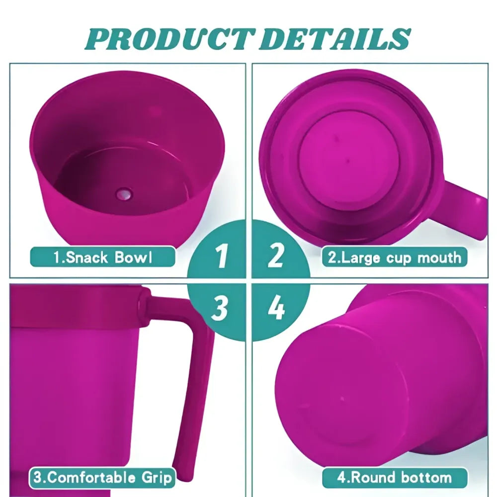 Bpa-free 2 in 1 cup 900ml