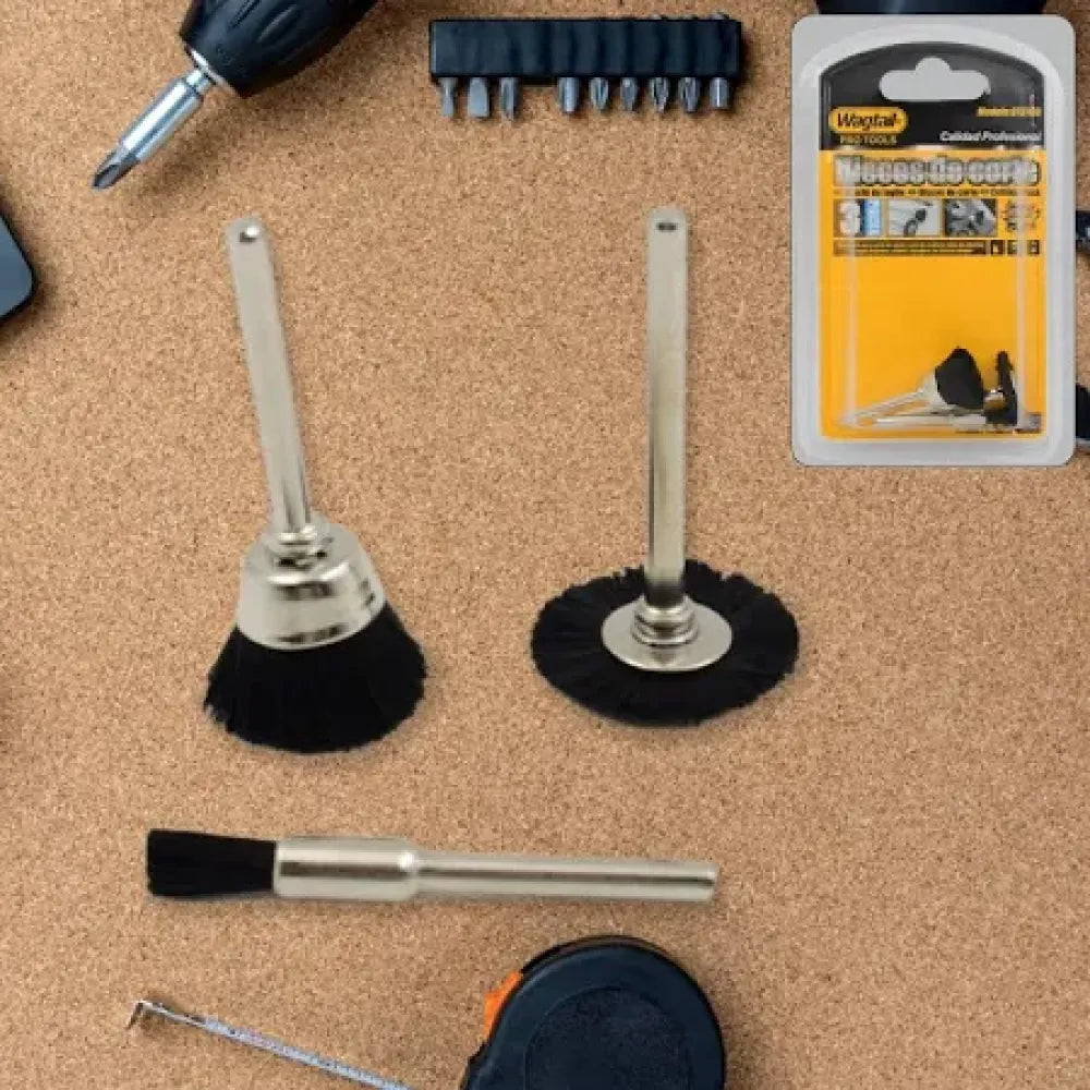 Brass Wire Wheel Set - Hardware