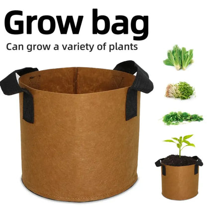 Breathable fabric grow bag - potential heroes