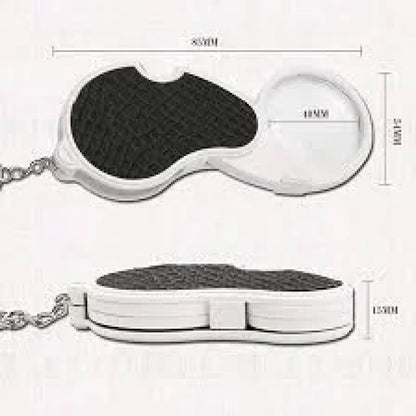 Bright led folding magnifier - office