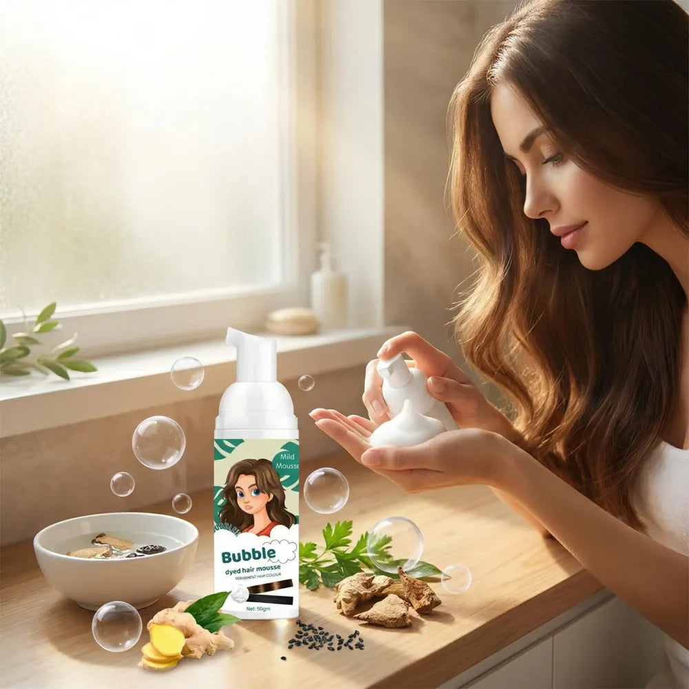 Bubble hair color mousse - potential heroes