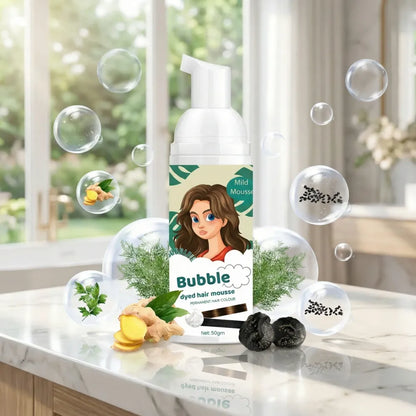 Bubble hair color mousse - potential heroes