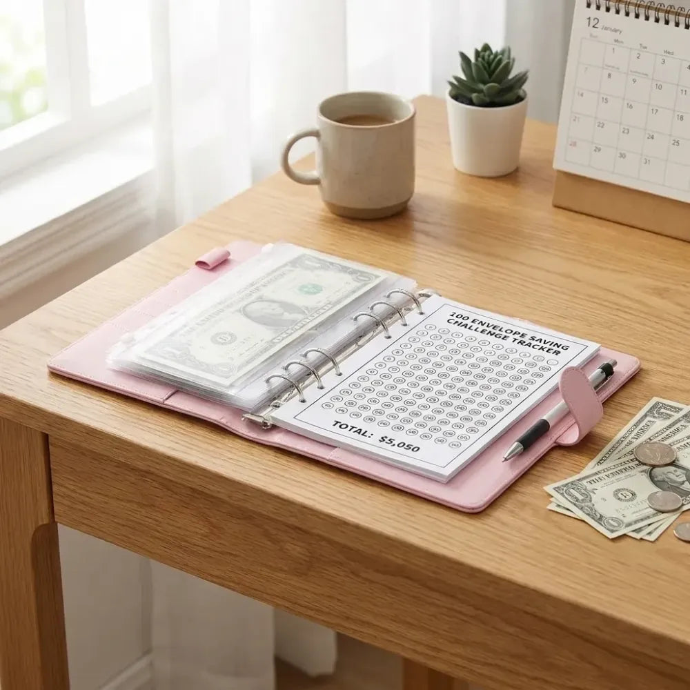Budget binder notebook