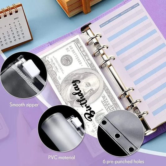 Budget binder notebook