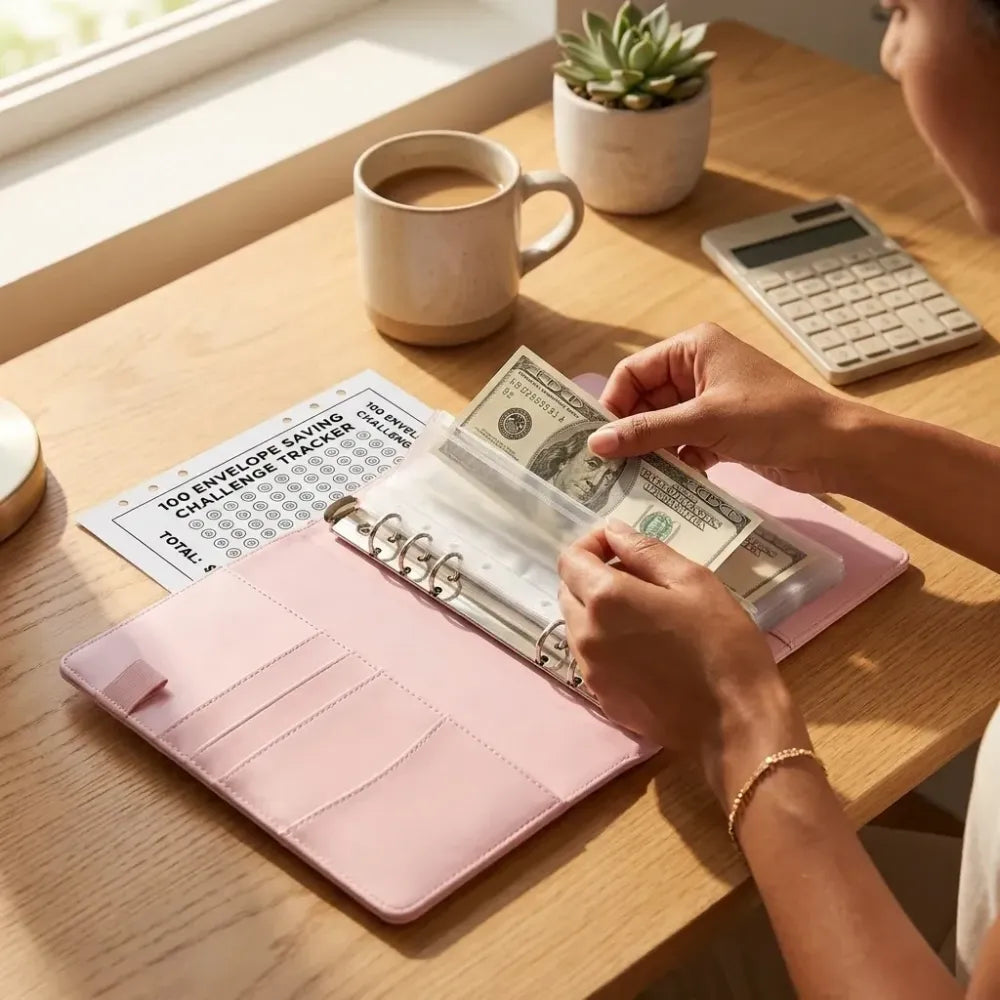 Budget binder notebook