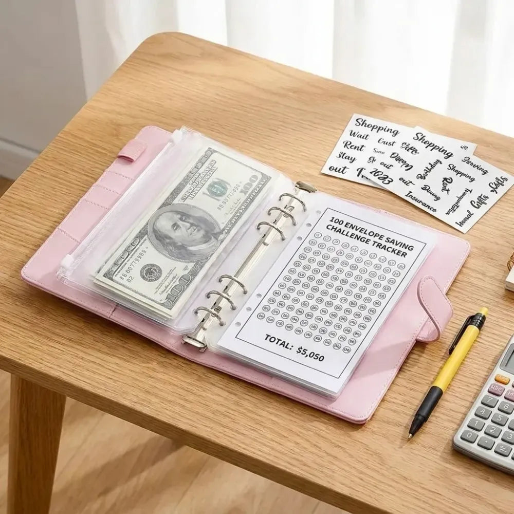 Budget binder notebook