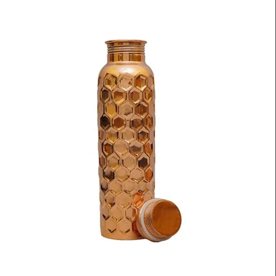Ayurvedic copper water bottle set