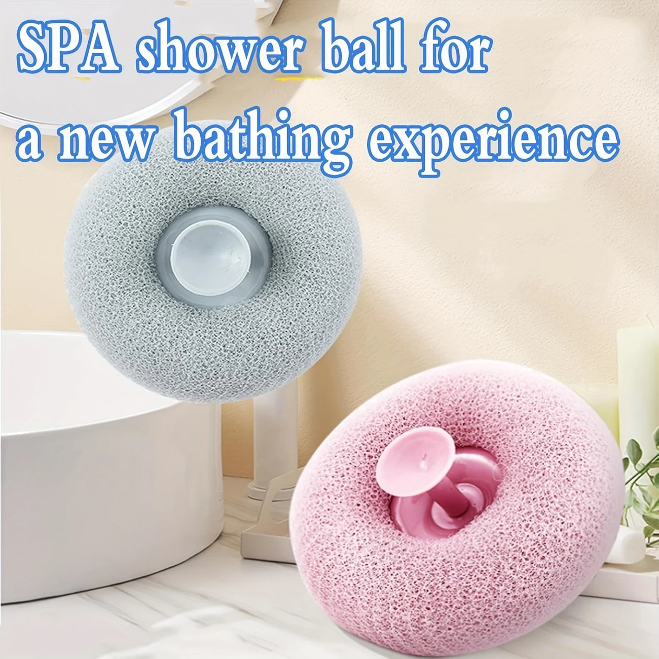 Luxury exfoliating bath sponge