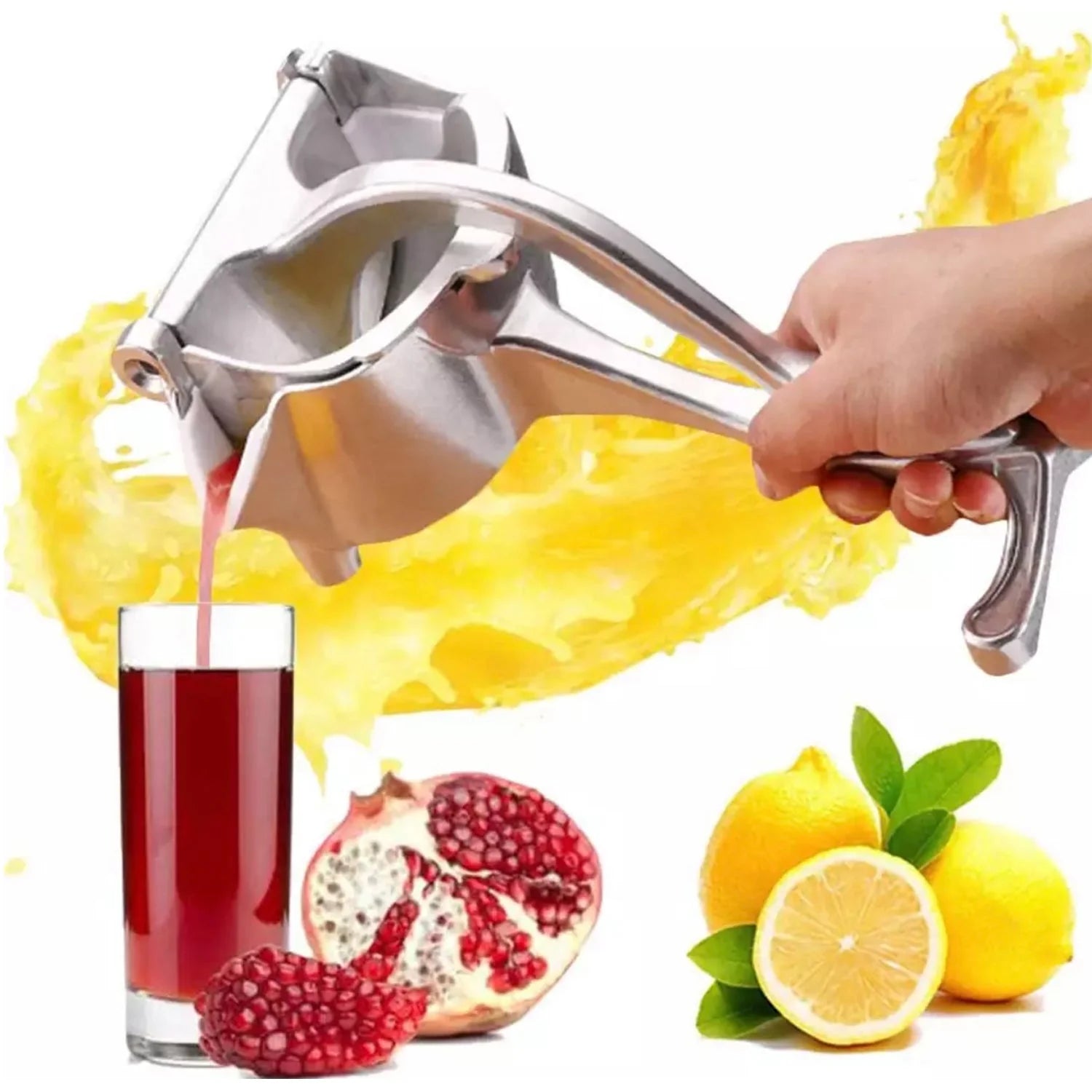 Heavy-duty manual fruit juicer