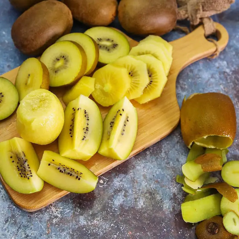 Juicy kiwi fruit seeds