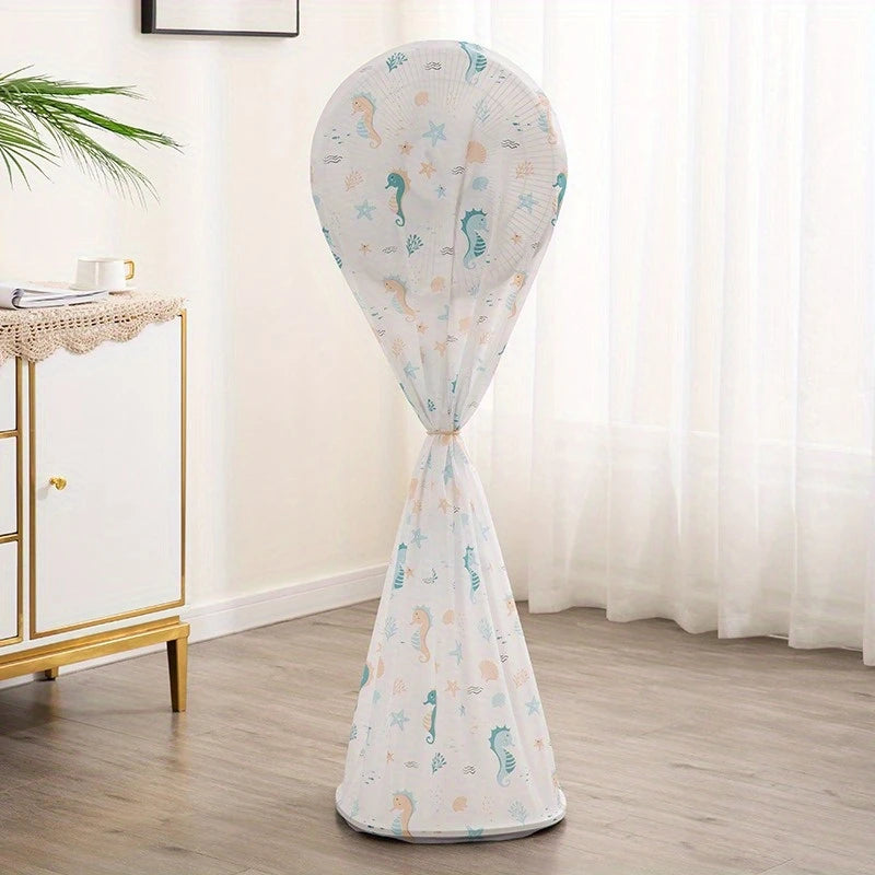 Stylish dustproof fan cover