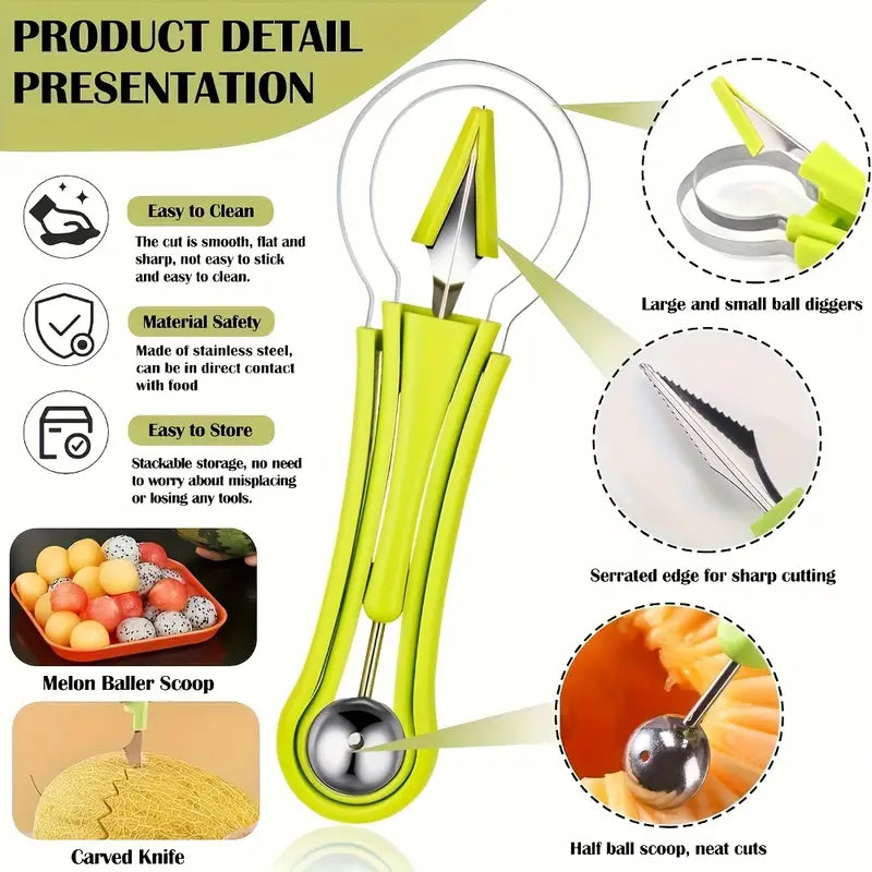 4 in 1 watermelon cutter set