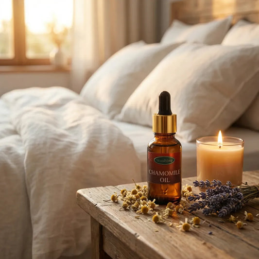 Calming chamomile sleep oil - potential heroes