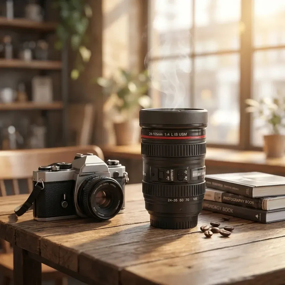 Camera lens coffee mug - home & kitchen