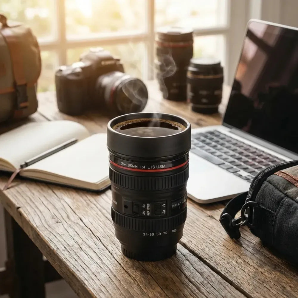 Camera lens coffee mug - home & kitchen