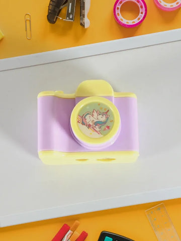 Camera-Shaped Pencil Sharpener