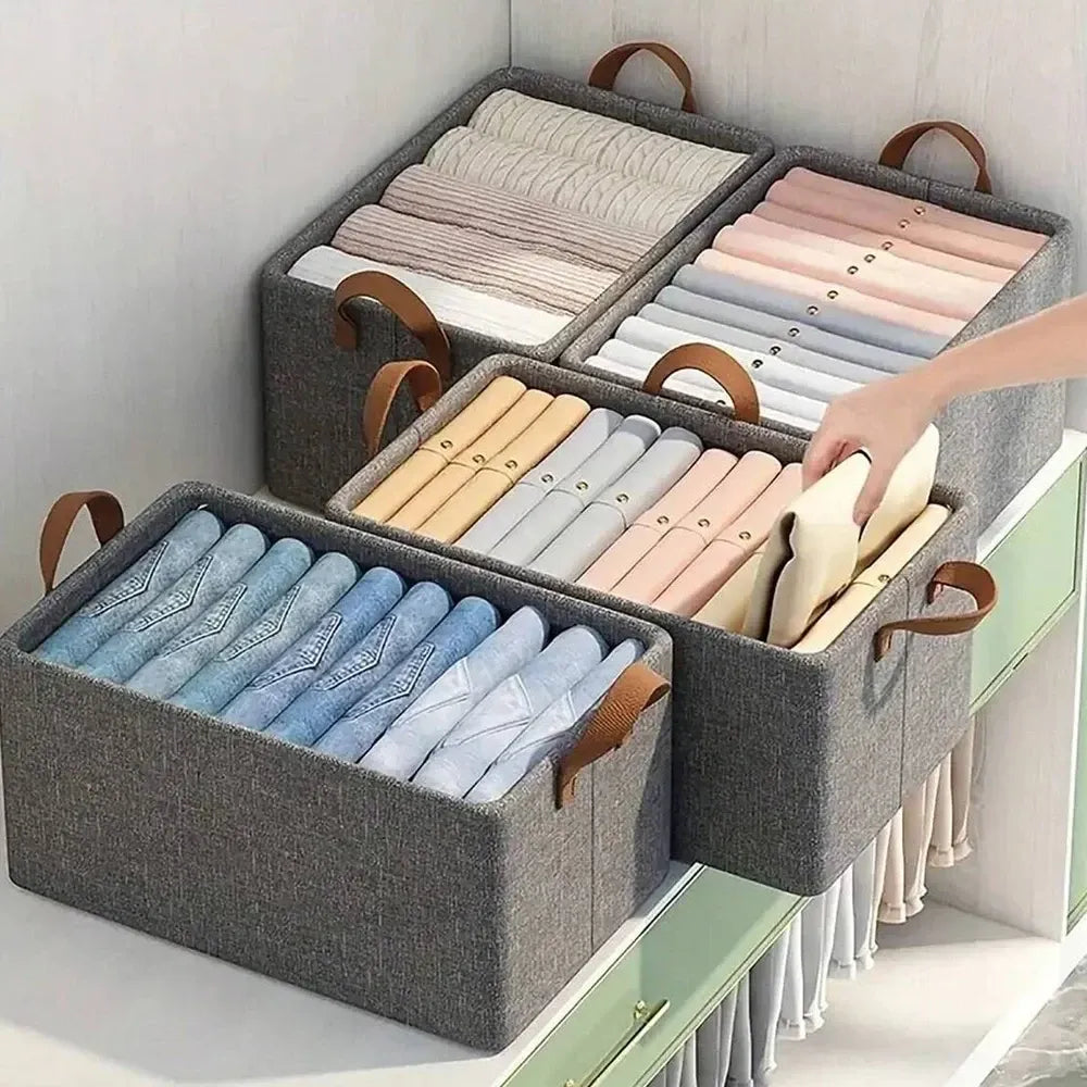 Canvas cloth storage basket - home improvement