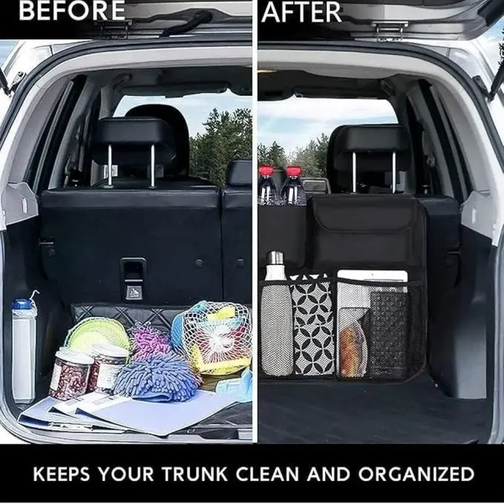 Car backseat trunk organizer