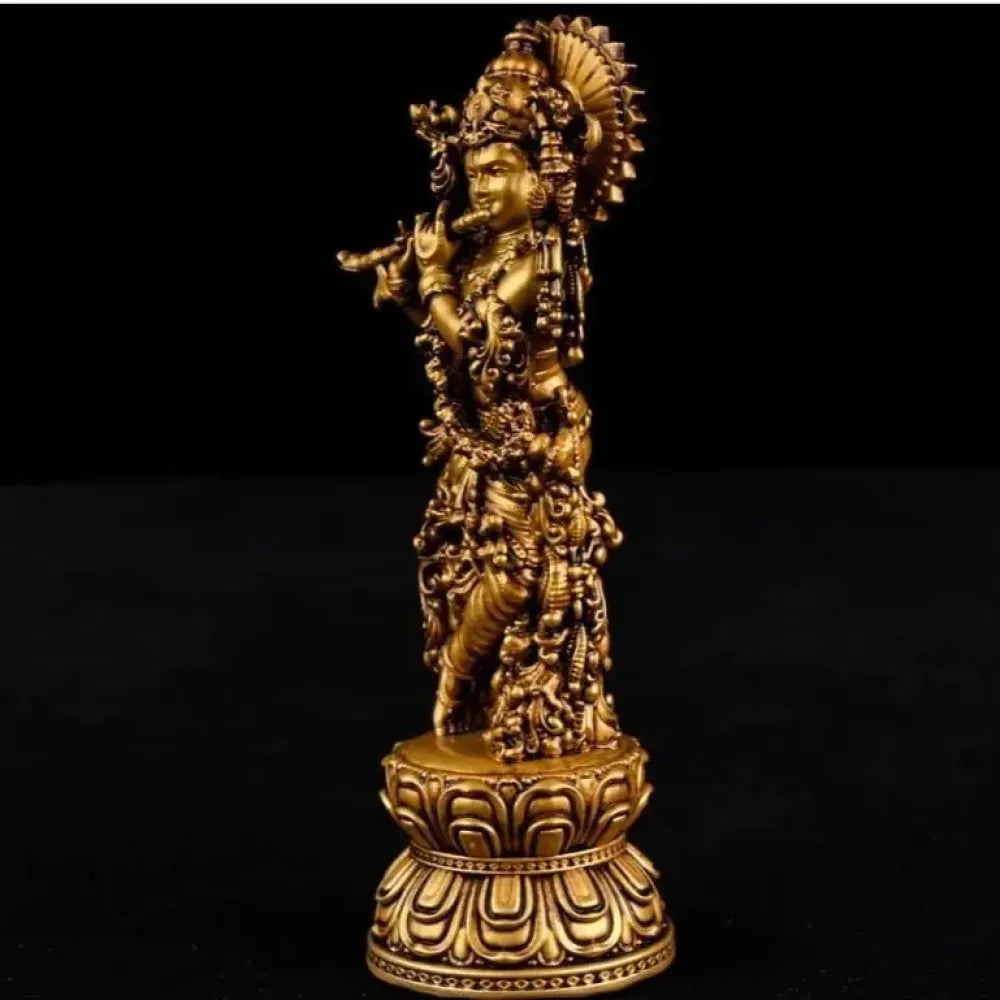 Car dashboard krishna idol