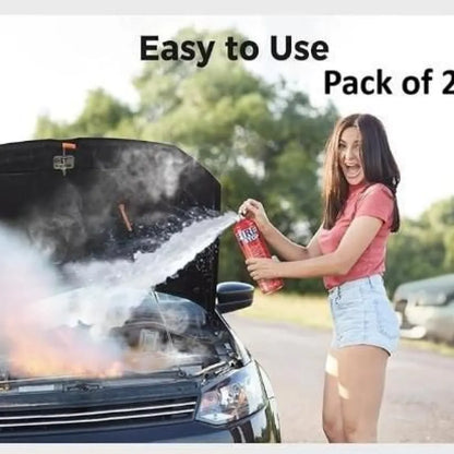 Car fire stop - emergency response spray 500ml each (pack of 2)