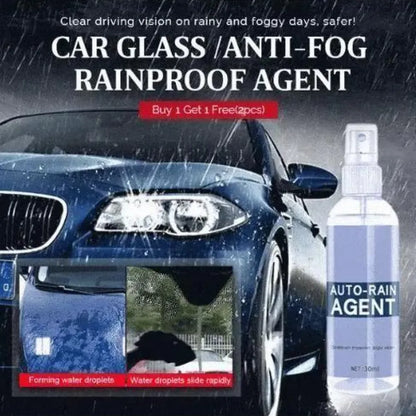 Car glass anti-fog rainproof agent (pack of 2)