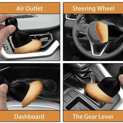 Car interior cleaning dust brush